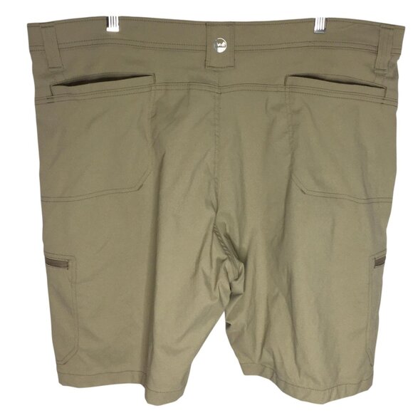 Wrangler Shorts Mens 40 Khaki Performance Zip Cargo 10 Inseam UPF 50 Wicking - Picture 16 of 16